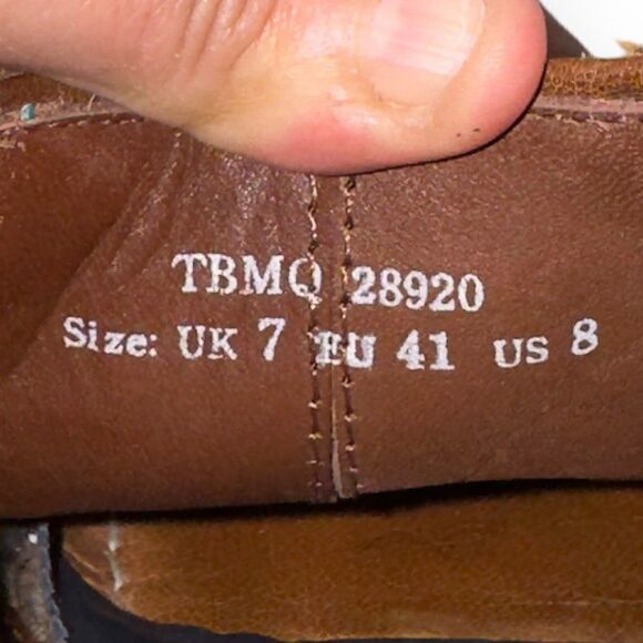 Ted Baker London Chelsea Leather Loafers Brown 28920 Men's 8 - Picture 10 of 12